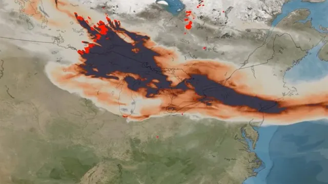 Canada em Chamas: Entendendo os Focos por Trás das Incêndios Embrionários