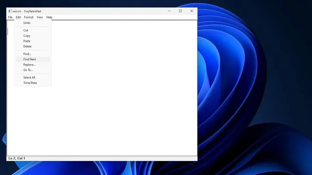 Desenvolvedor Cria Clone do Notepad com Apenas 2.686 Bytes